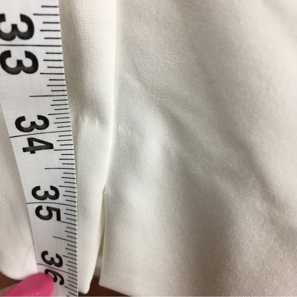 Chico's Women's Stretch Knit Cream Pants Size 2.5/Large - Picture 10 of 11